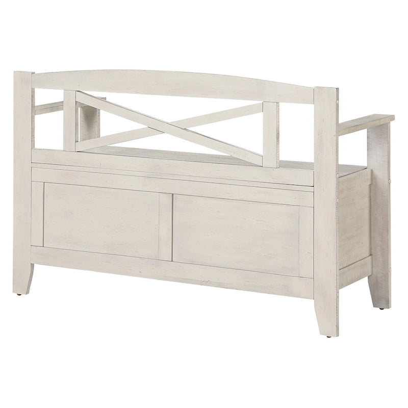 Entryway Storage Bench with Flip-Up Seat, 39"W