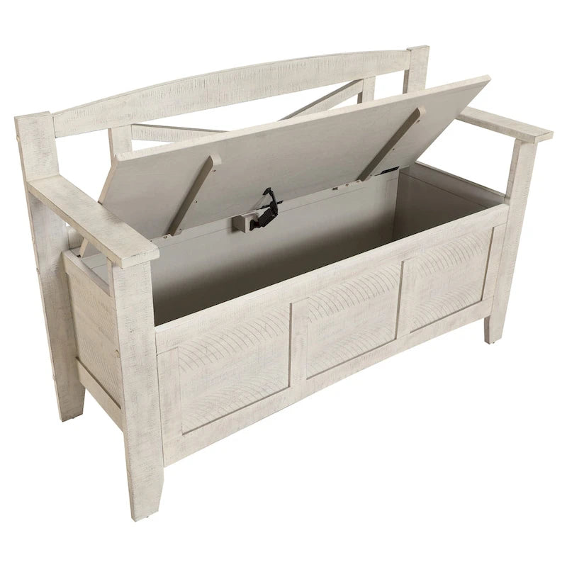 Entryway Storage Bench with Flip-Up Seat, 39"W