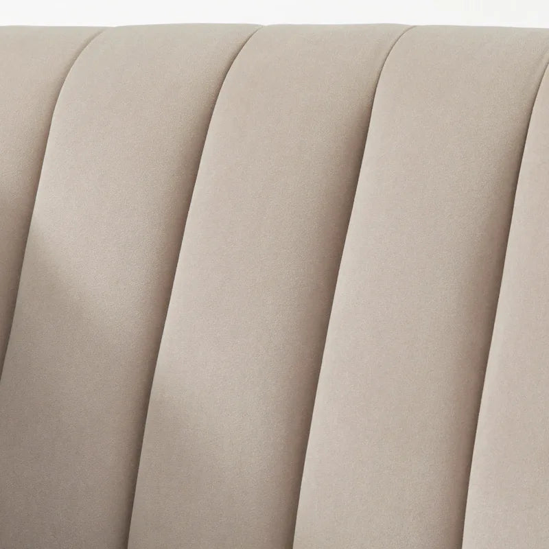 Channel Back Tuxedo Sofa, 80.3"W