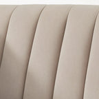 Channel Back Tuxedo Sofa, 80.3"W