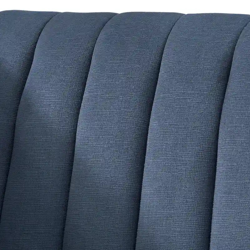 Channel Back Tuxedo Sofa, 80.3"W