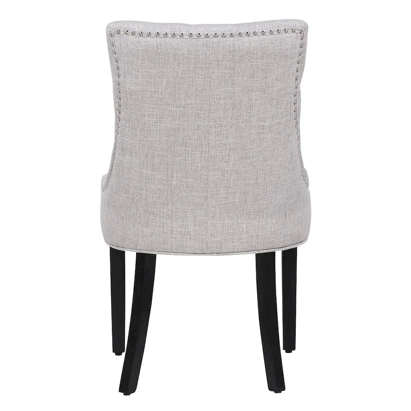 Grandview Tufted Upholstered Linen Fabric Dining Chair