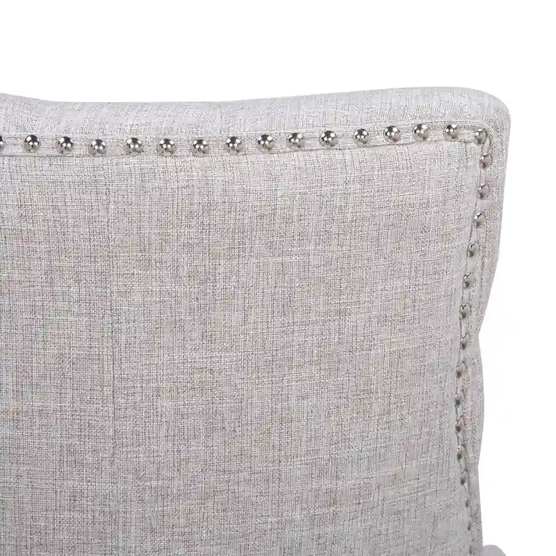 Grandview Tufted Upholstered Linen Fabric Dining Chair