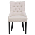 Grandview Tufted Upholstered Linen Fabric Dining Chair