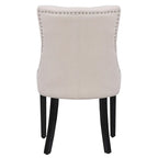 Grandview Tufted Upholstered Linen Fabric Dining Chair