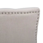 Grandview Tufted Upholstered Linen Fabric Dining Chair