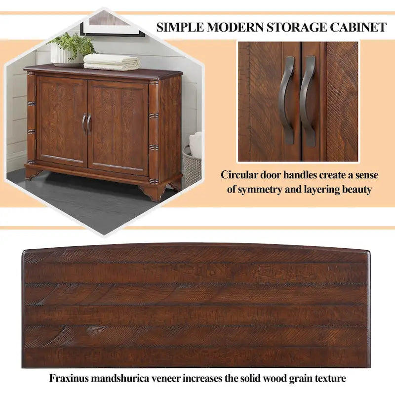 Console Table with Storage Shelf, 40"L