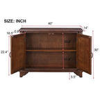 Console Table with Storage Shelf, 40"L