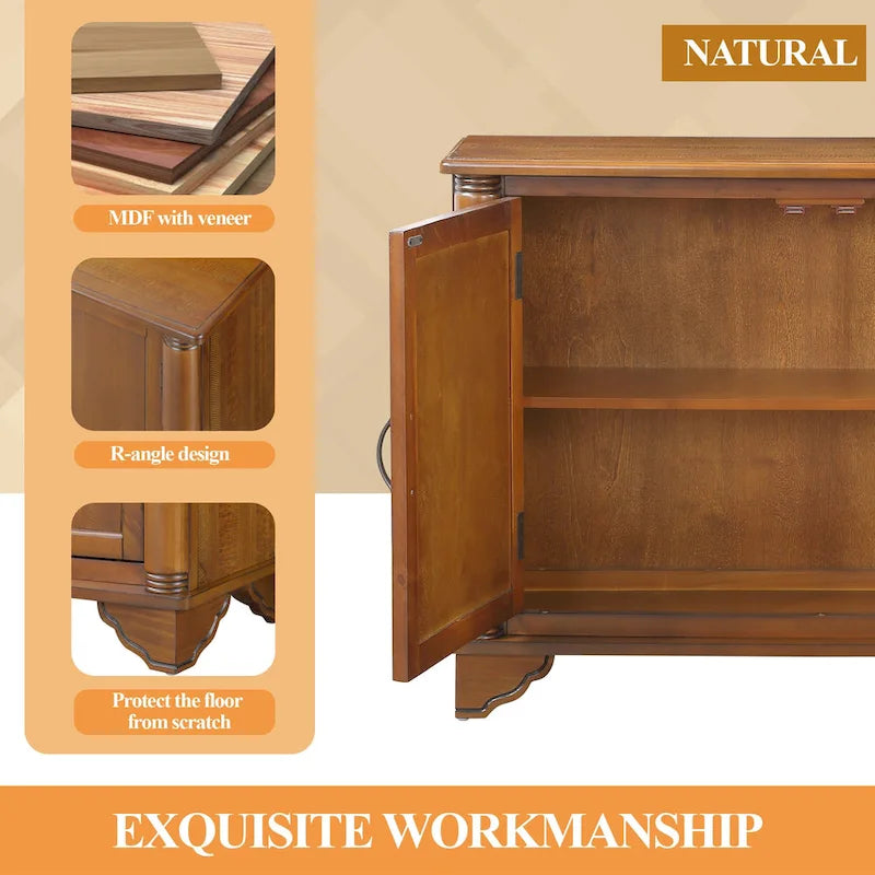 Console Table with Storage Shelf, 40"L