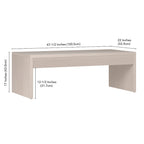 47.5"W Rectangular Coffee Table