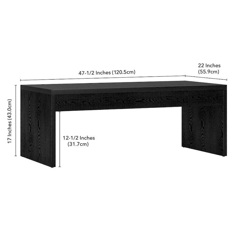 47.5"W Rectangular Coffee Table