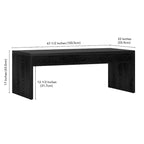 47.5"W Rectangular Coffee Table