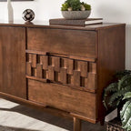 Wood 2-Door 3-Drawer Server, 55.12"W