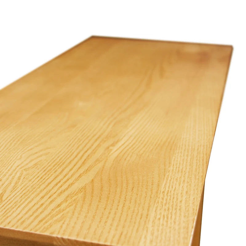 Teegan Solid Wood Recliner Wedge End Side Table with Shelf