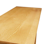 Teegan Solid Wood Recliner Wedge End Side Table with Shelf