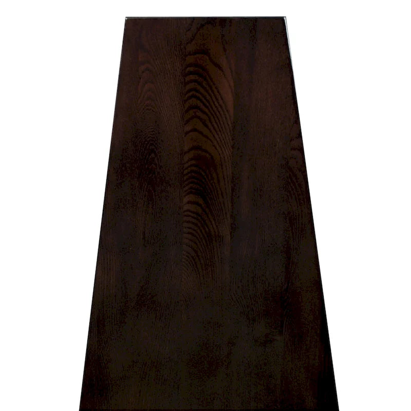 Teegan Solid Wood Recliner Wedge End Side Table with Shelf