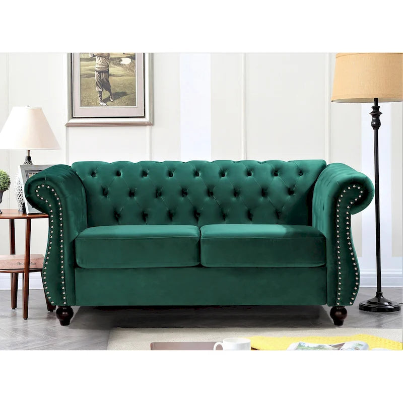 Antoinette Chesterfield Loveseat