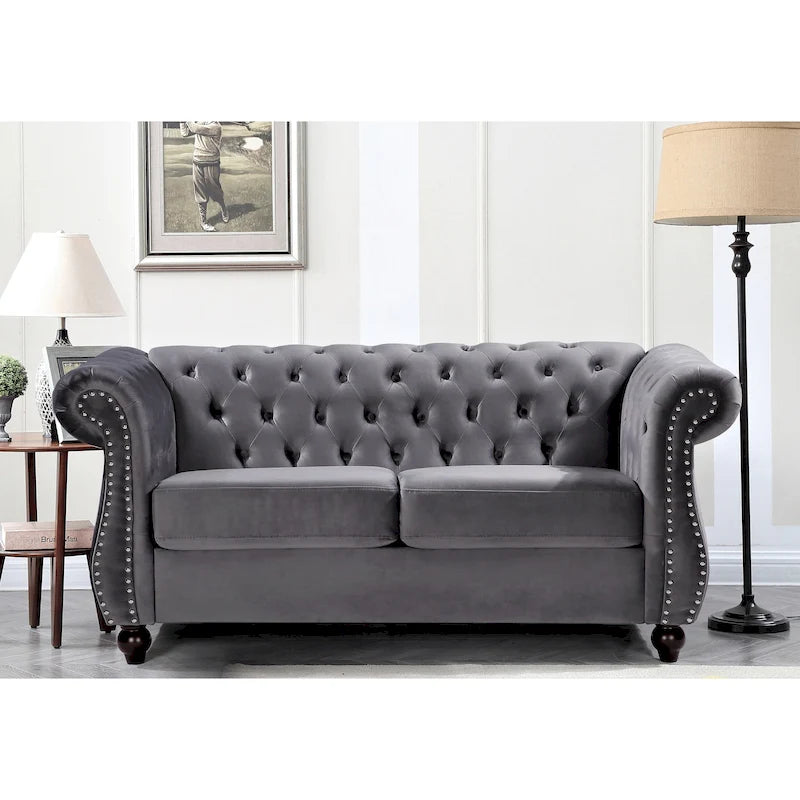 Antoinette Chesterfield Loveseat