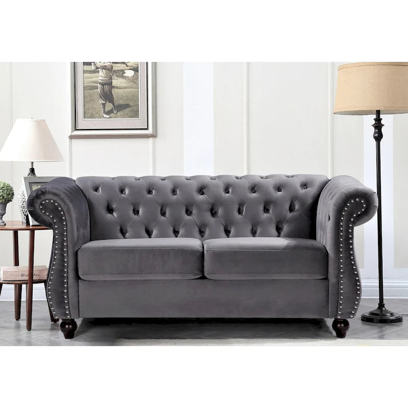 Antoinette Chesterfield Loveseat