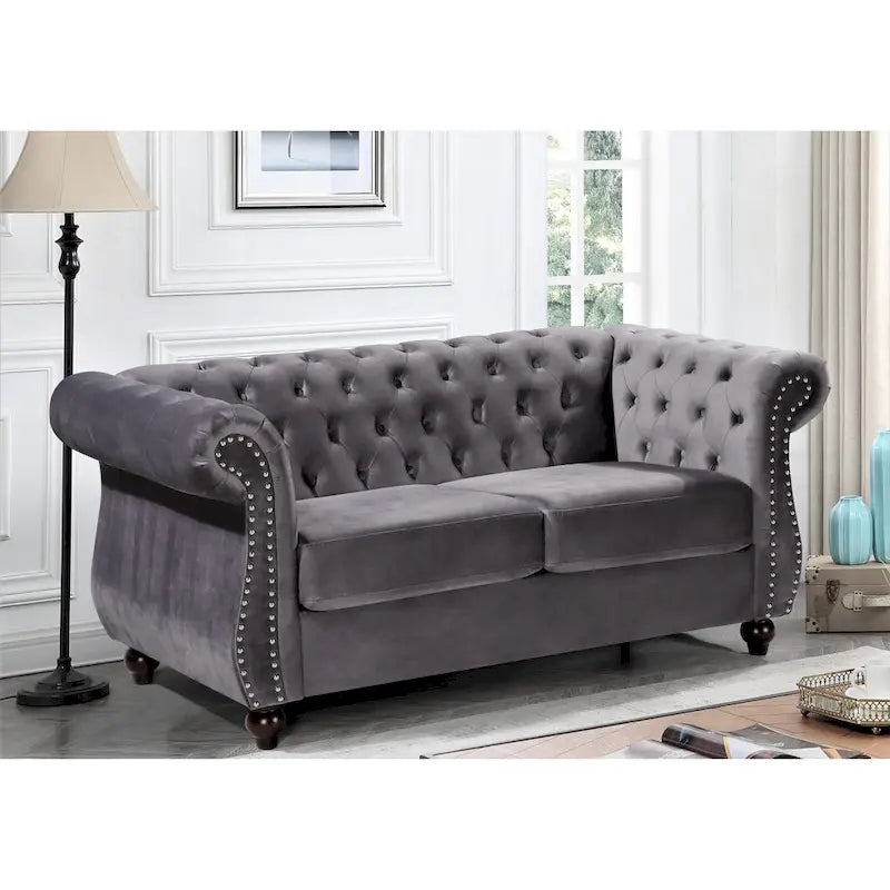 Antoinette Chesterfield Loveseat