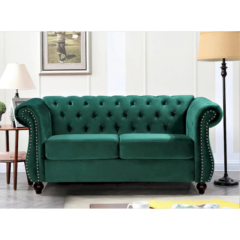 Antoinette Chesterfield Loveseat