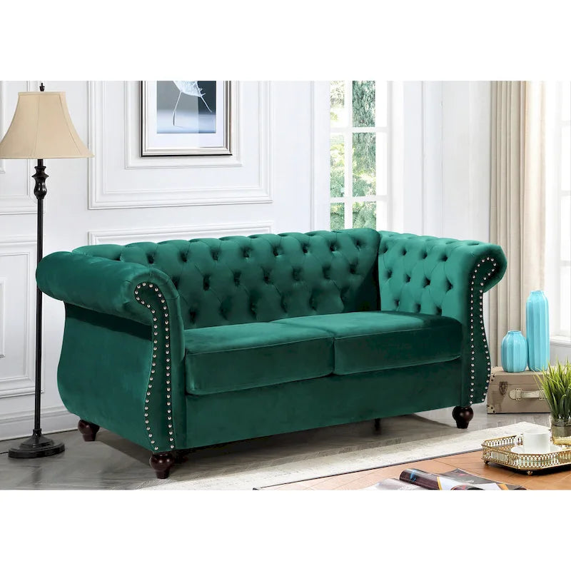 Antoinette Chesterfield Loveseat