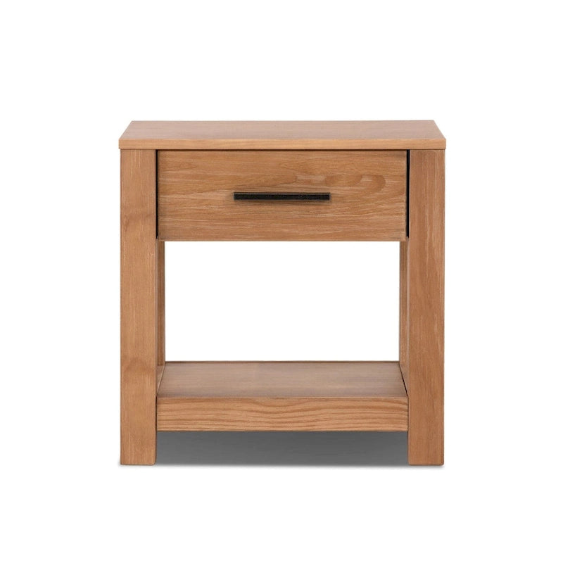 Loft Solid Wood 1-drawer Nightstand