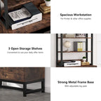 2-Drawer File Cabinet Printer Stand with Lock, 29.52"L