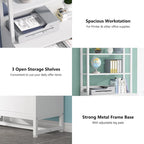 2-Drawer File Cabinet Printer Stand with Lock, 29.52"L