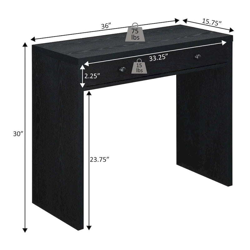 Northfield 1 Drawer 36 inch Desk