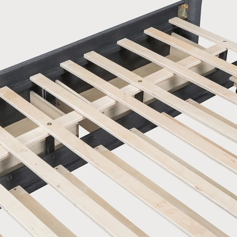 Full Bed with Twin Trundle, 79.9"L
