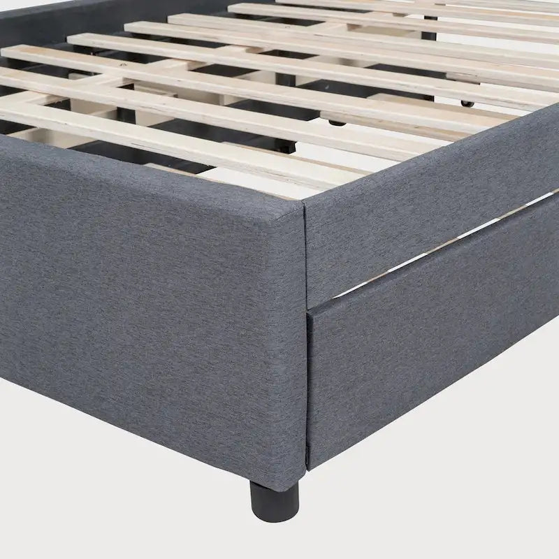 Full Bed with Twin Trundle, 79.9"L