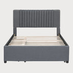 Full Bed with Twin Trundle, 79.9"L