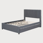 Full Bed with Twin Trundle, 79.9"L