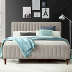 Spencer Upholstered Queen Platform Bed