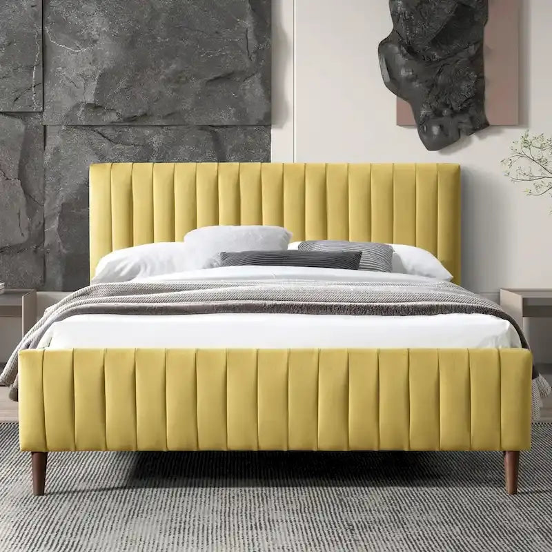 Spencer Upholstered Queen Platform Bed