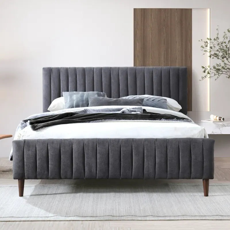 Spencer Upholstered Queen Platform Bed