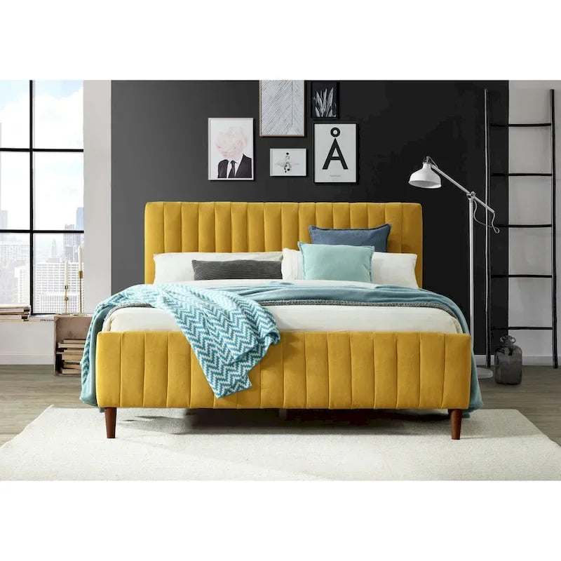 Spencer Upholstered Queen Platform Bed