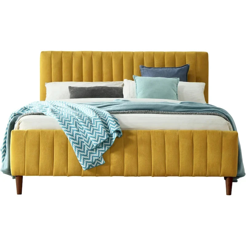 Spencer Upholstered Queen Platform Bed