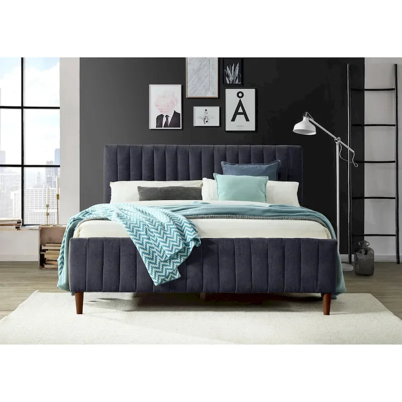 Spencer Upholstered Queen Platform Bed