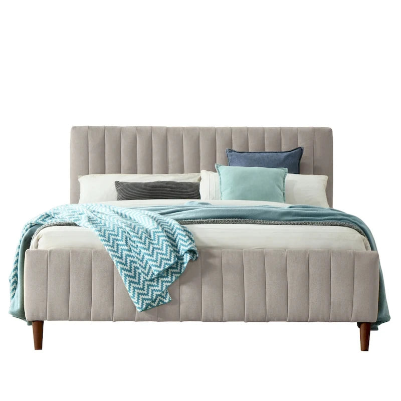 Spencer Upholstered Queen Platform Bed