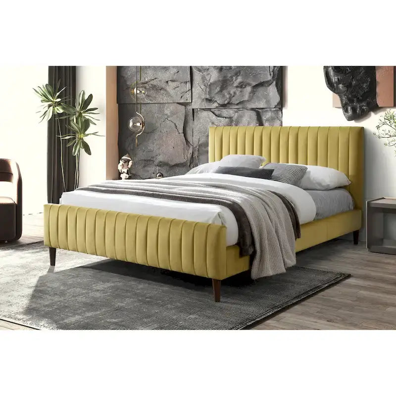 Spencer Upholstered Queen Platform Bed