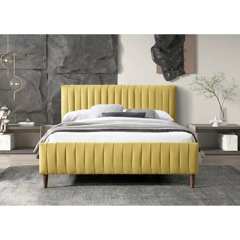 Spencer Upholstered Queen Platform Bed
