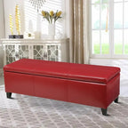 Contemporary Minimalist Design Upholstered Storage Bench