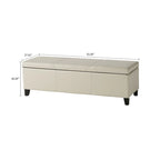 Contemporary Minimalist Design Upholstered Storage Bench