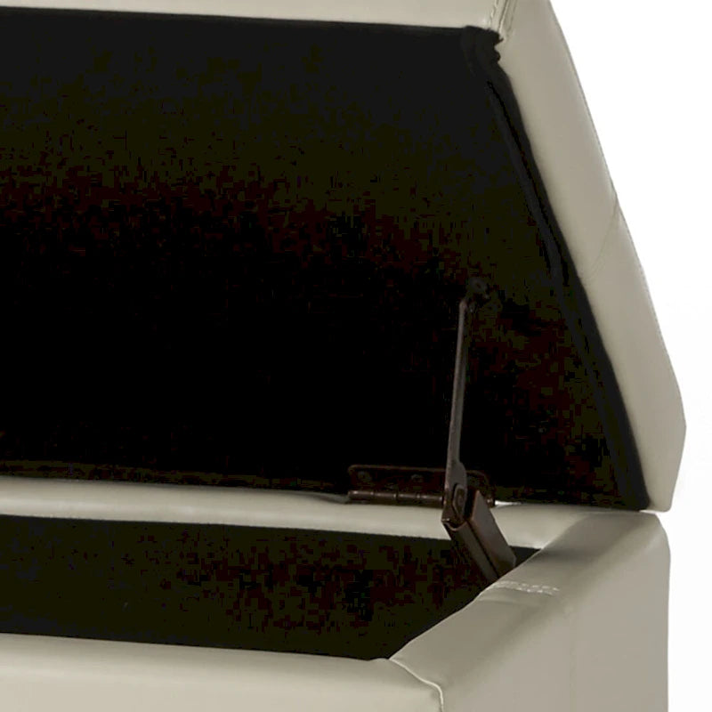 Contemporary Minimalist Design Upholstered Storage Bench