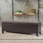 Contemporary Minimalist Design Upholstered Storage Bench