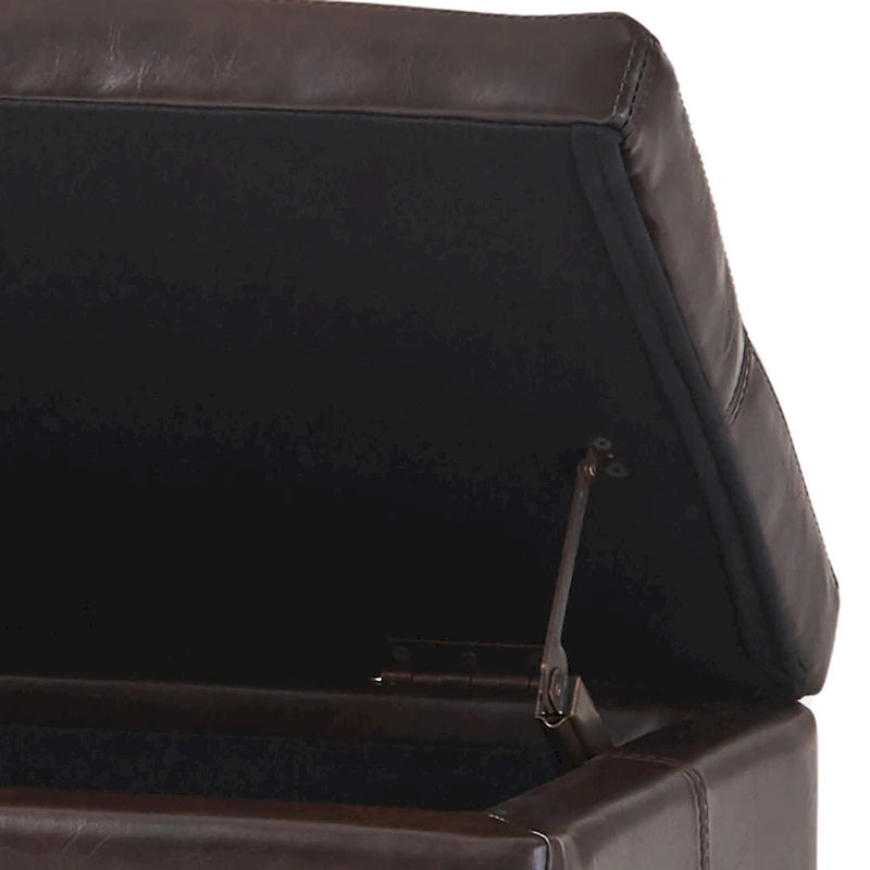 Contemporary Minimalist Design Upholstered Storage Bench