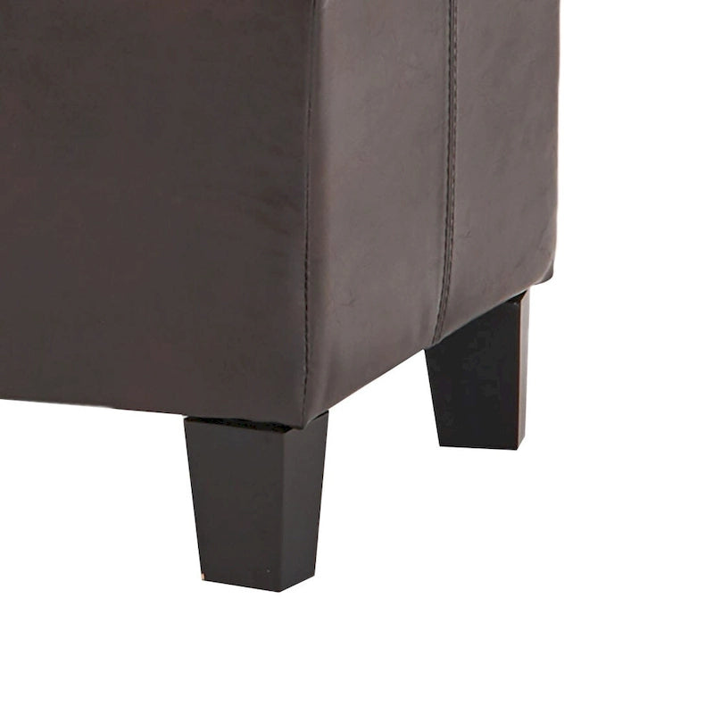 Contemporary Minimalist Design Upholstered Storage Bench