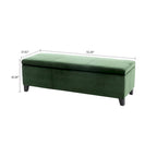 Contemporary Minimalist Design Upholstered Storage Bench
